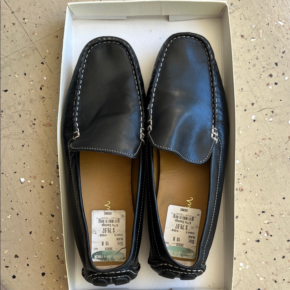 Cole Haan Black Leather Loafers